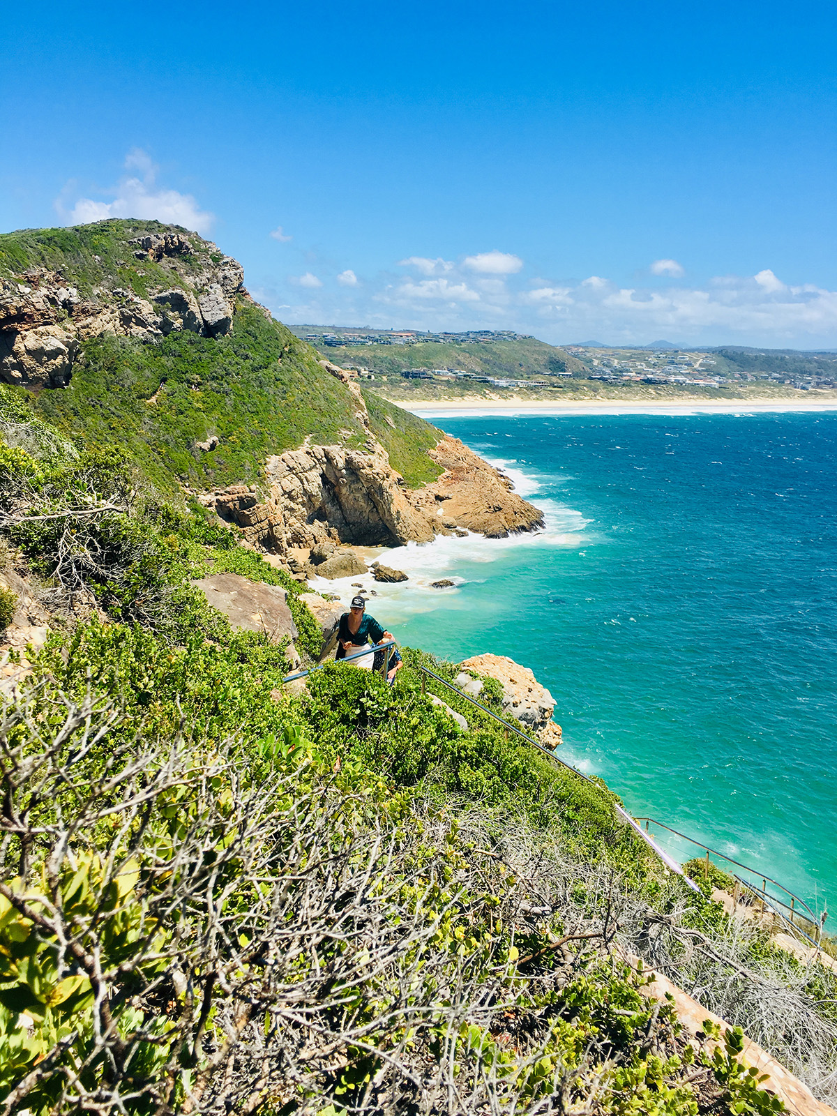 Uitzicht over Plettenberg vanaf Robberg nature reserve 